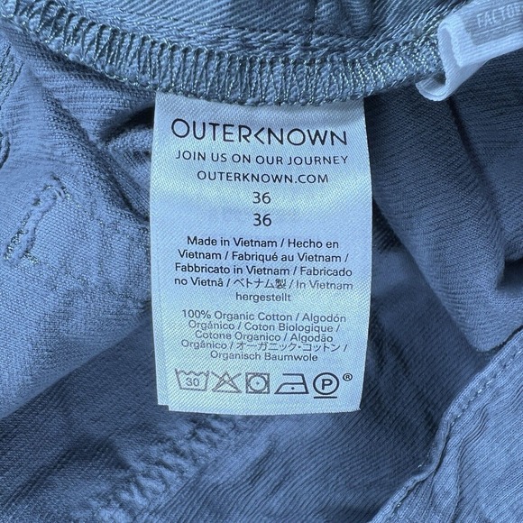 Outerknown Corduroy Pants Men’s Sz 38x30 Grey Casual Straight EUC - Picture 4 of 8